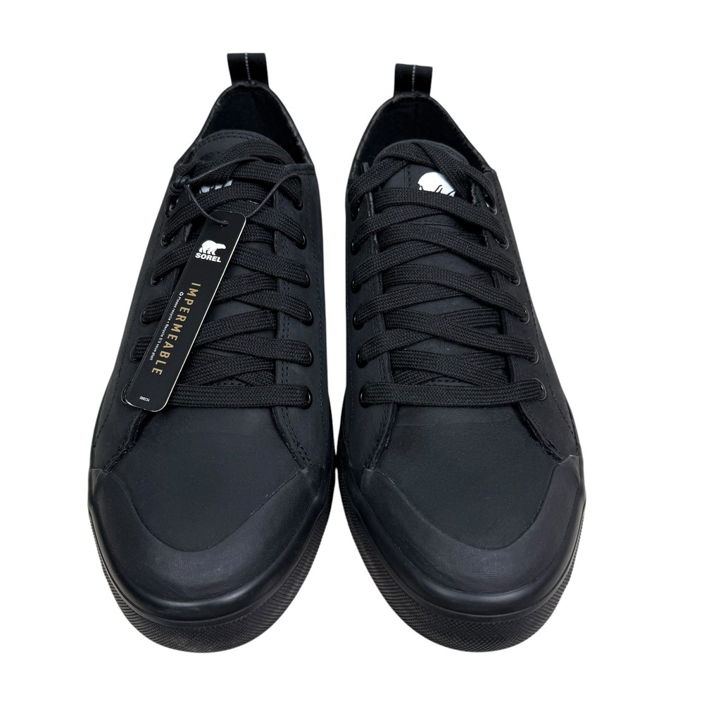 SOREL Men Metro II Sneakers Waterproof Lace Up Low Top Black Sea Salt Size 8.5 - Picture 8 of 13